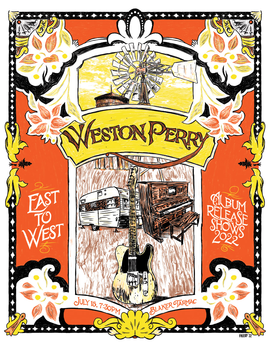 Weston Perry Album Release Posters